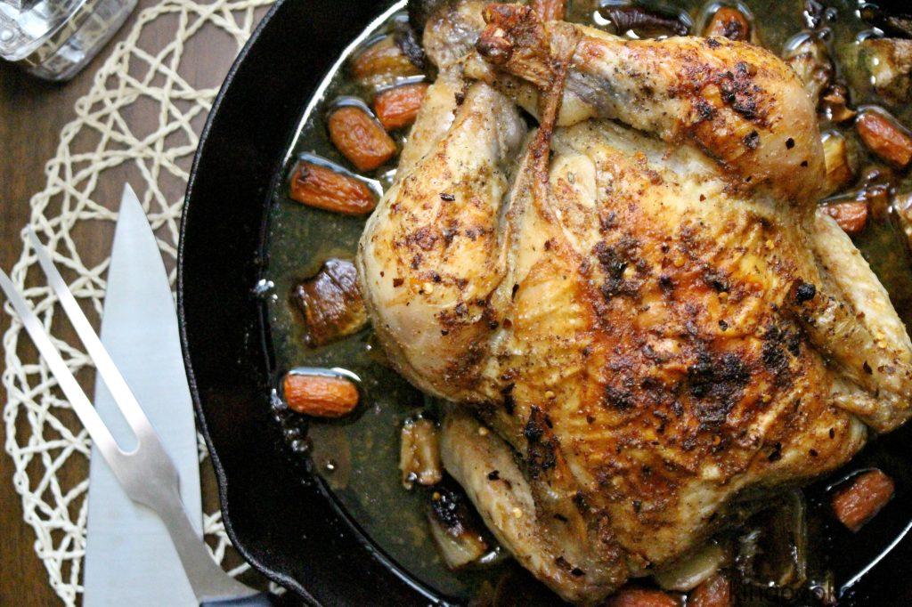 Cast Iron Roast Chicken - Olga's Flavor Factory